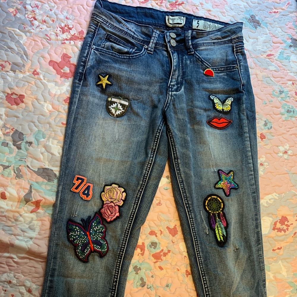 Patch jeans